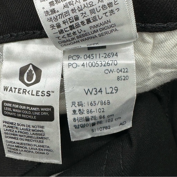 ❤️ NWOT Levi’s 511 Slim-Fit Flex Flex Jeans Men’s Black 34 x 29 - Picture 8 of 9